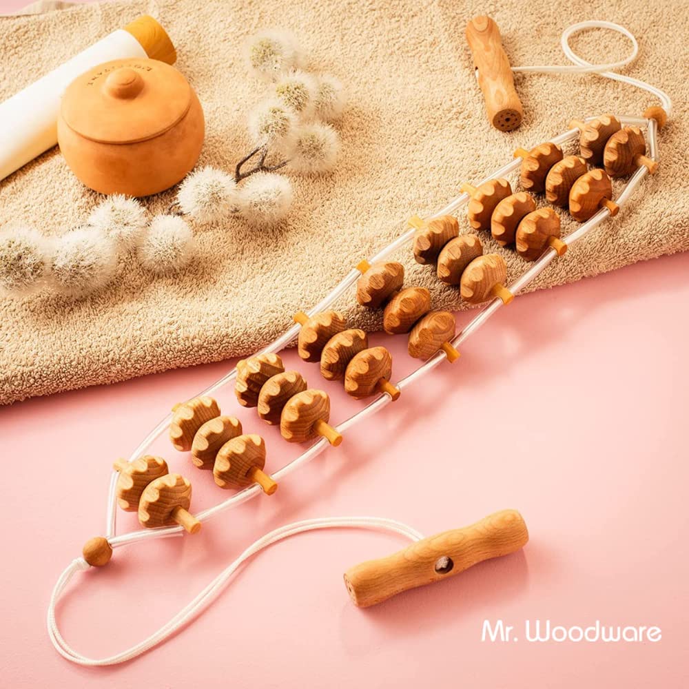 Lymphatic Drainage Back Massage Roller - Recommended by Professionals