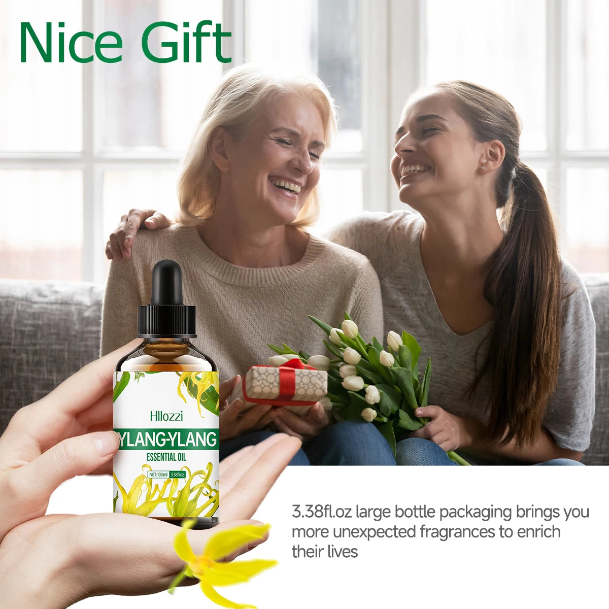 30ml/60ml/100ml Ylang-Ylang essential oil for skin care Plant extract essential oil for body care