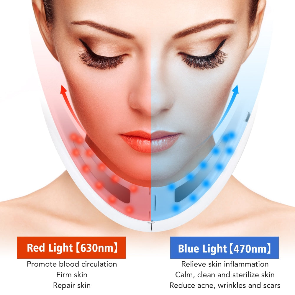 EMS Facial Lifting Device Facial Massager LED Photon Face Slimming