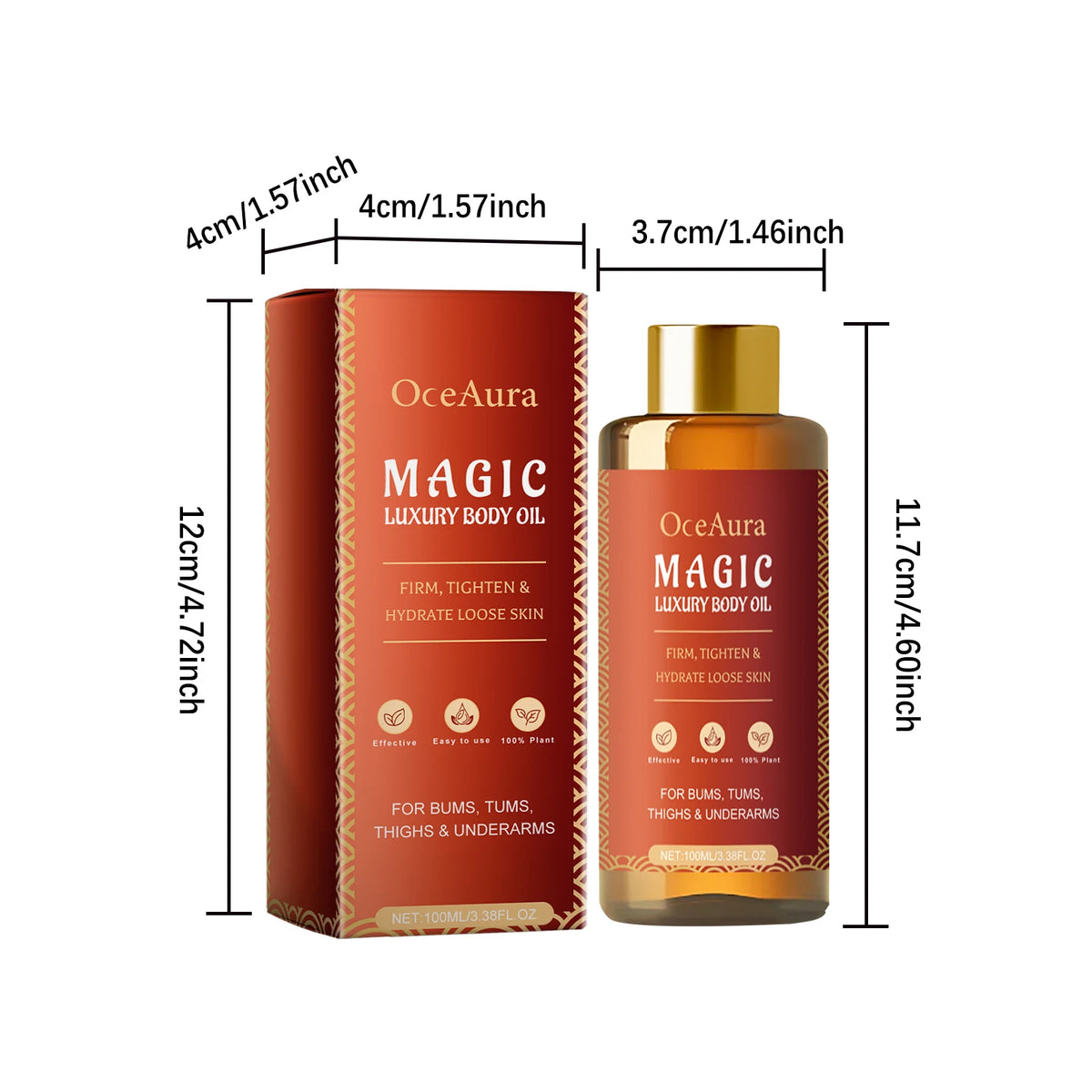 Body Moisturizing Oil Improve Dry Rough Skin Hydrating Nourishing Skin Care Serum Muscle Relax Oil
