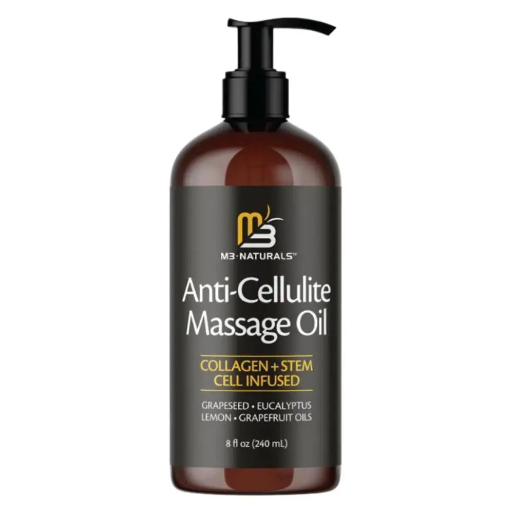 Body Massage Oil Anti Cellulite Deep Nourishing Improves Dryness Firms Skin High Penetration Repair All Skin Types 240ml