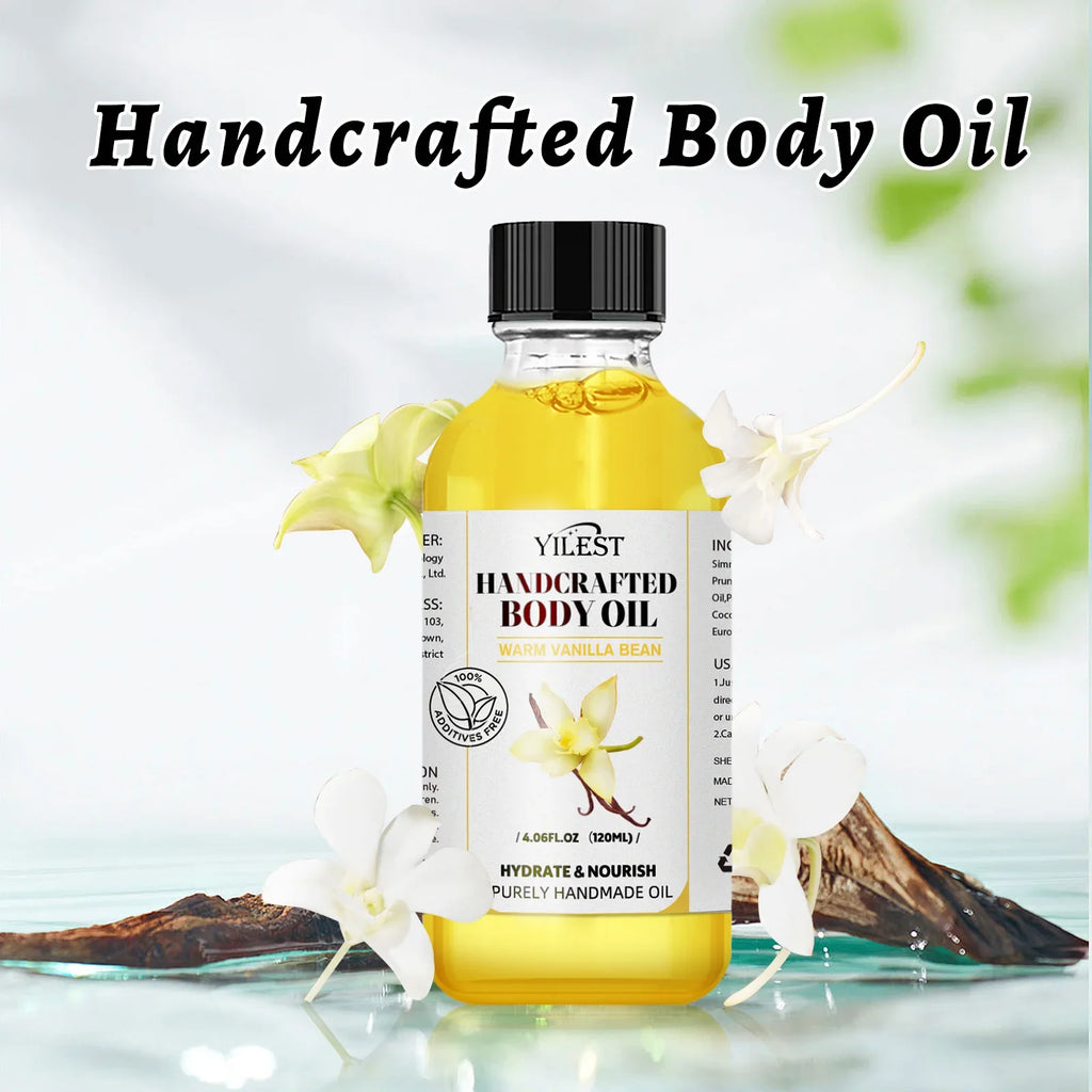 120ml Body Massage Oil Moisturizing Relieve Relaxing Body Stress Strengthen Nourishing Muscle Improve SPA Plant Essential Oils