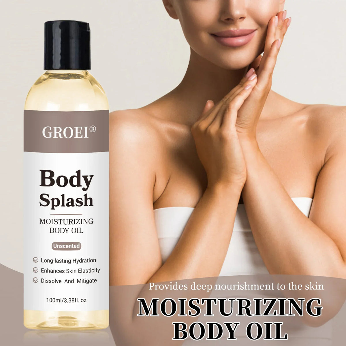 Oil Firm Skin  Massage SPA Smooth Body Care Natural Organic Plant Oil Nourishing and Moisturizing Body Effectively Massage Oil