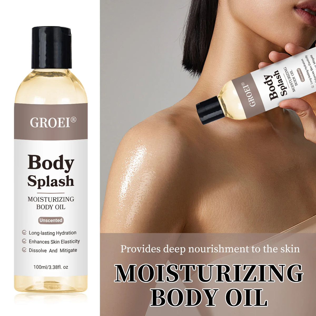 Oil Firm Skin  Massage SPA Smooth Body Care Natural Organic Plant Oil Nourishing and Moisturizing Body Effectively Massage Oil