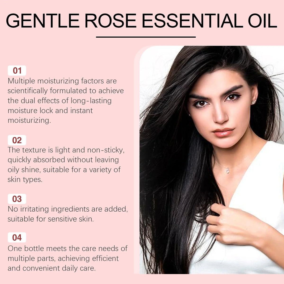OUHOE Multi-Purpose Essential Oil – Deep Hydration for Face & Body, Gentle Formula for Soft, Glowing Skin!